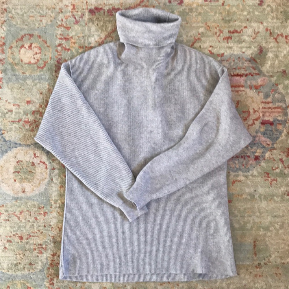 Free People Softly Structured Ribbed Turtleneck